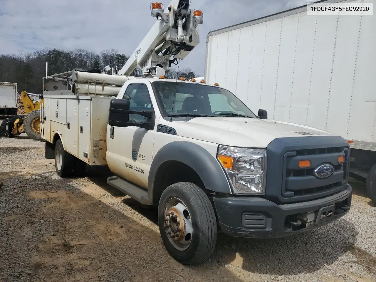 2015 Ford F450 Super Duty VIN: 1FDUF4GY5FEC92920 Lot: 47184625
