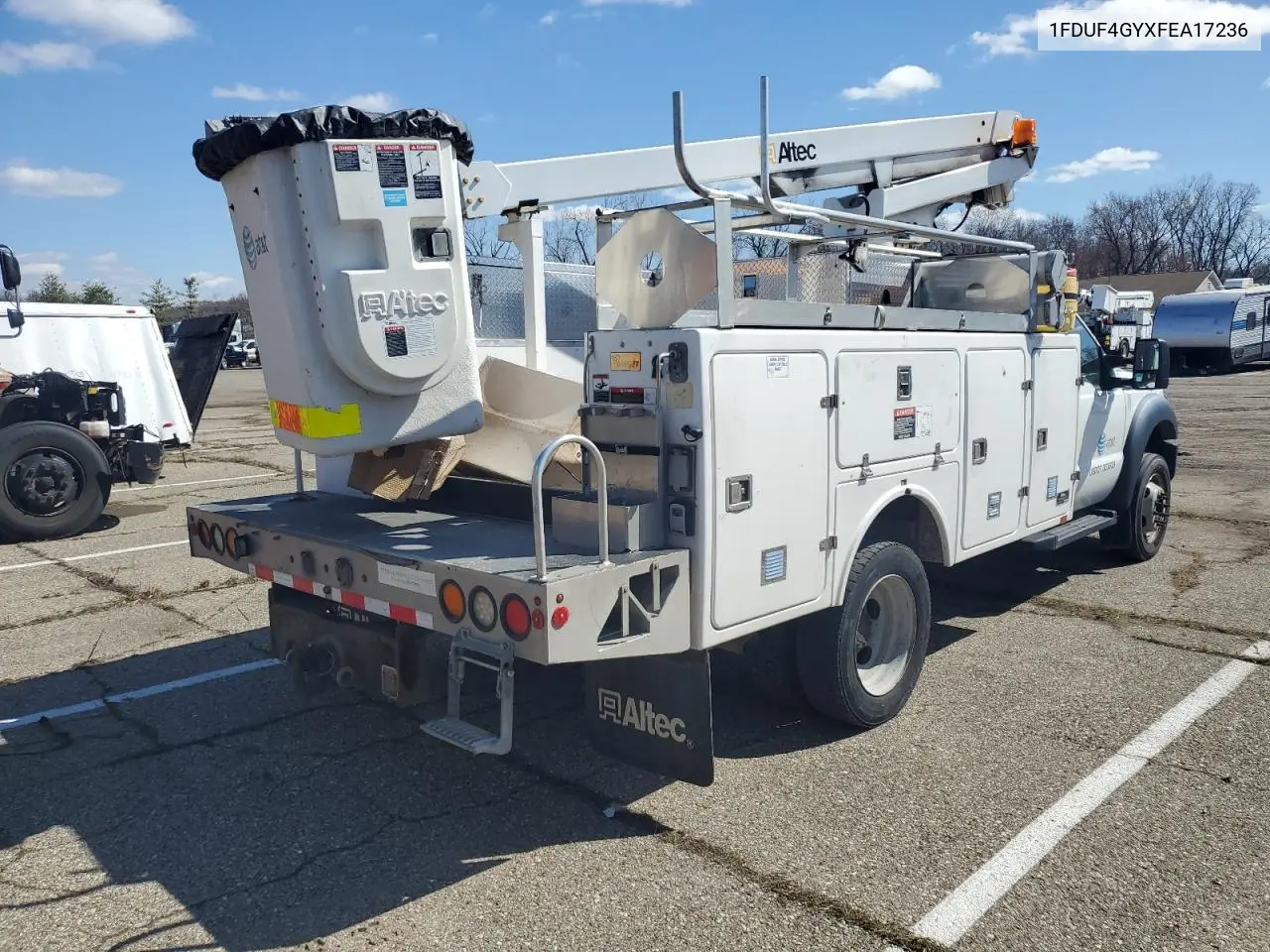 2015 Ford F450 Super Duty VIN: 1FDUF4GYXFEA17236 Lot: 49860255