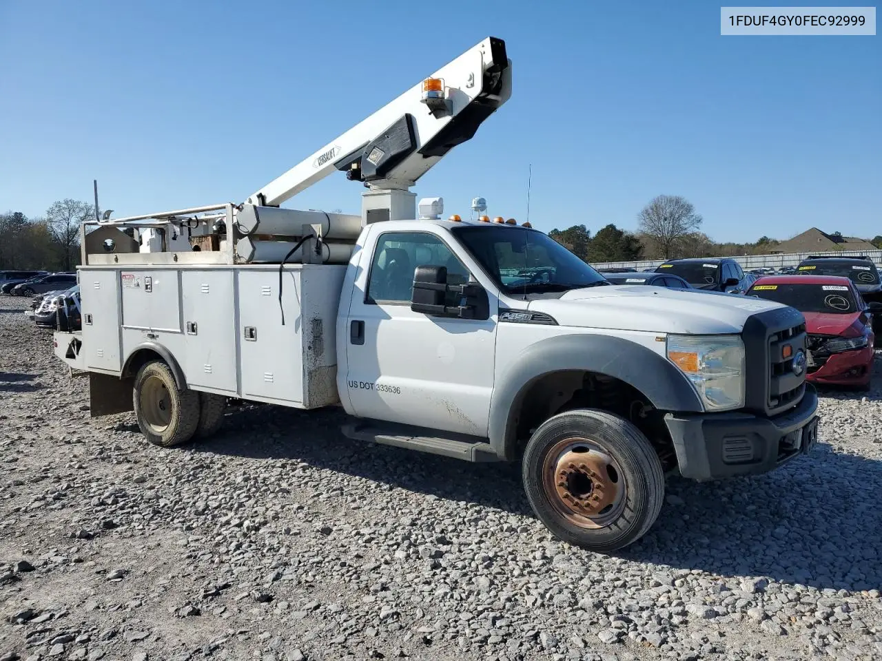 2015 Ford F450 Super Duty Bucket Truck VIN: 1FDUF4GY0FEC92999 Lot: 49860485