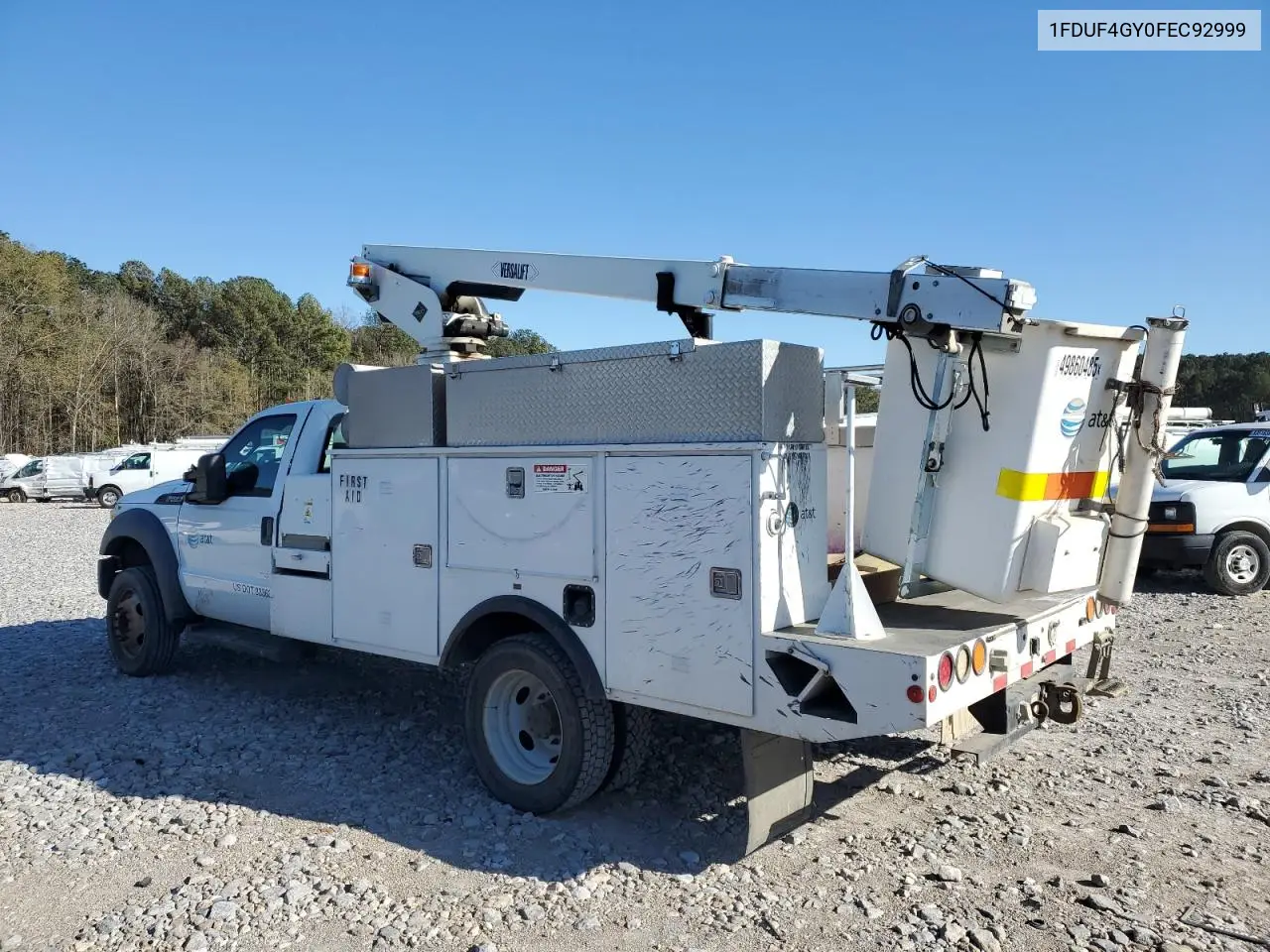 2015 Ford F450 Super Duty Bucket Truck VIN: 1FDUF4GY0FEC92999 Lot: 49860485