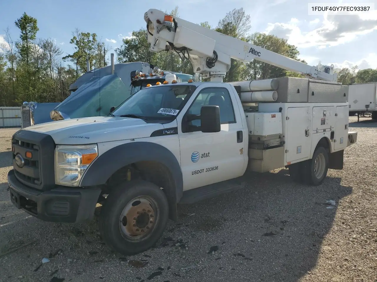 2015 Ford F450 Super Duty VIN: 1FDUF4GY7FEC93387 Lot: 49860875