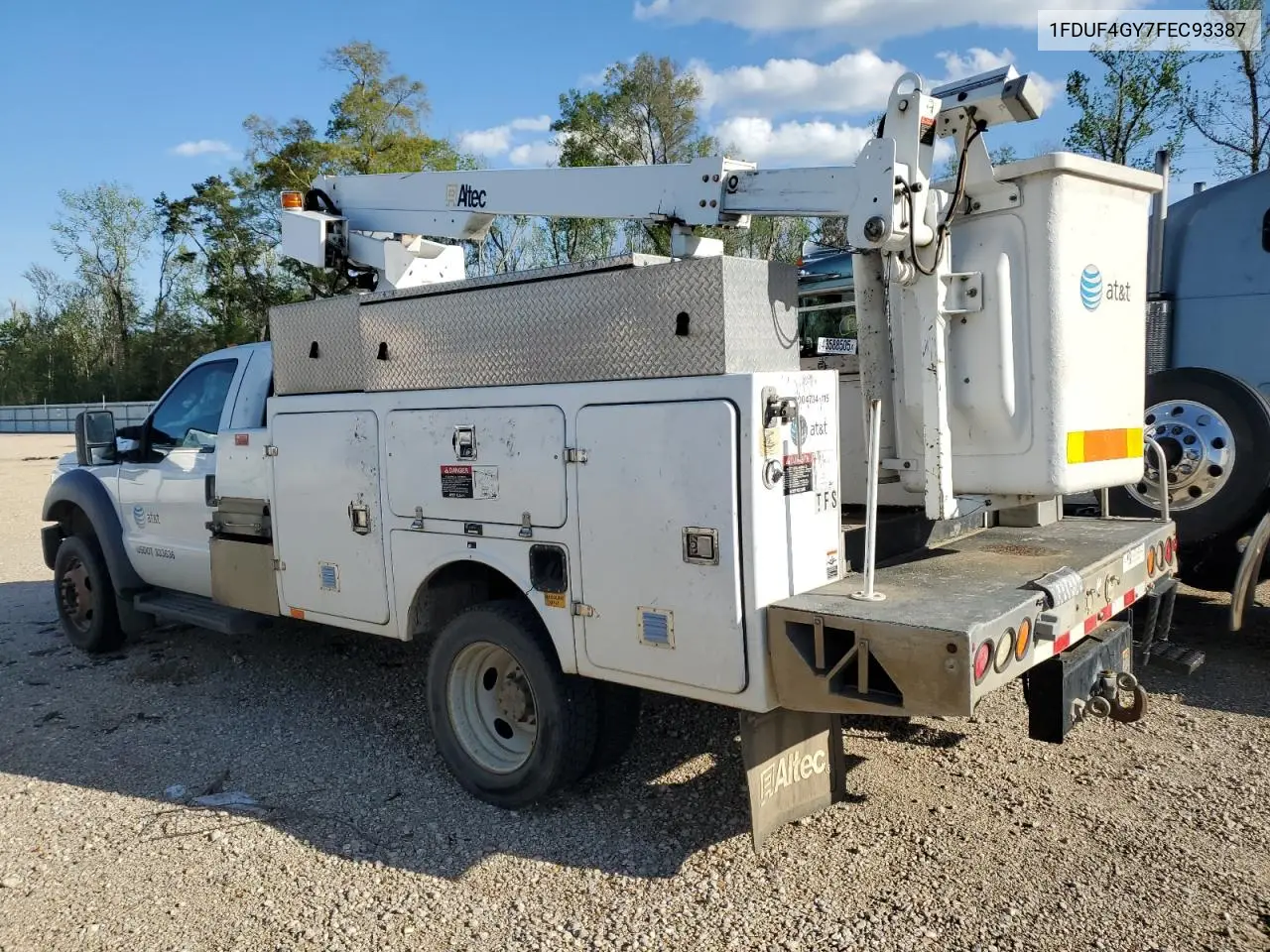 2015 Ford F450 Super Duty VIN: 1FDUF4GY7FEC93387 Lot: 49860875