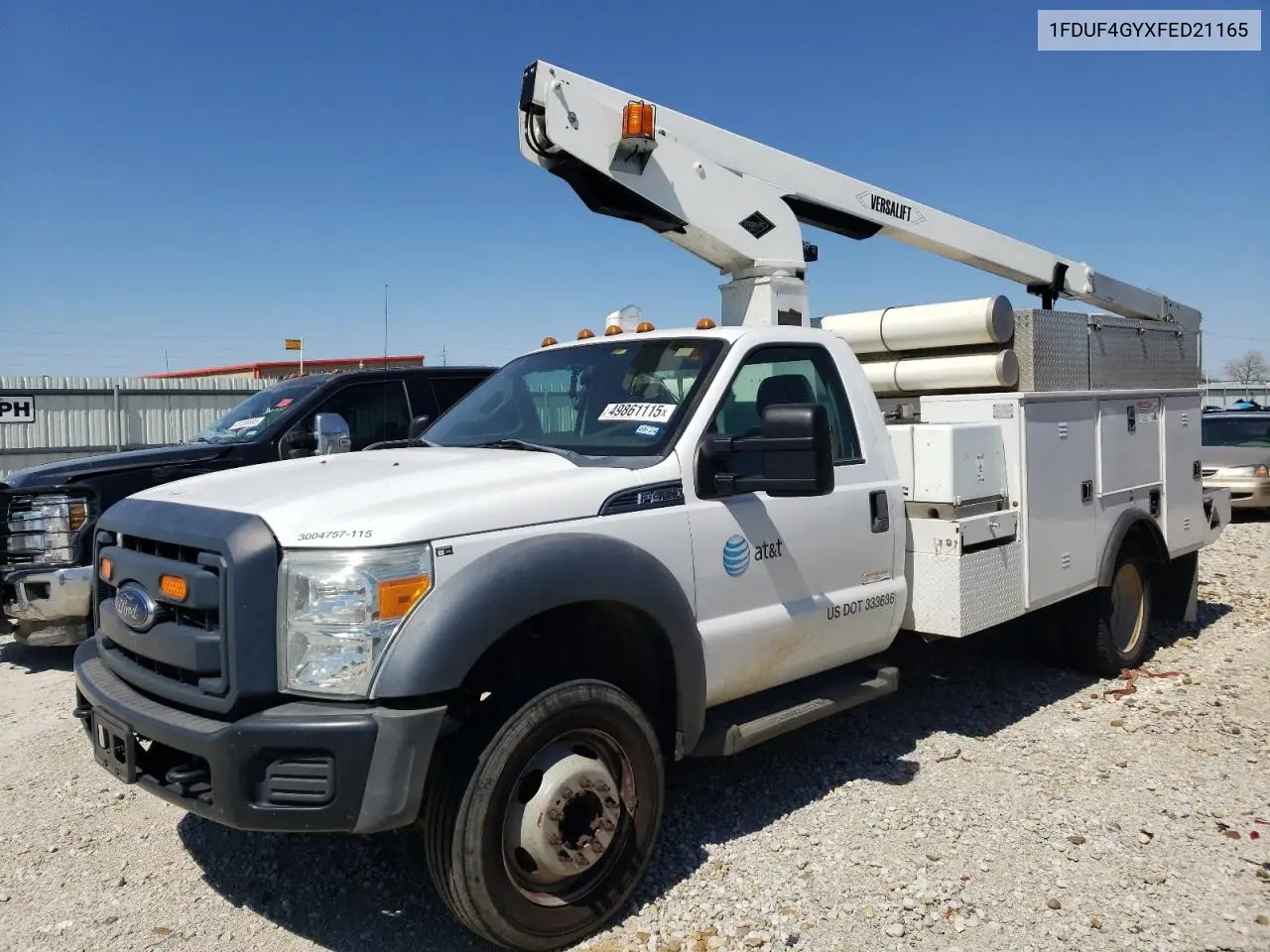 2015 Ford F450 Super Duty VIN: 1FDUF4GYXFED21165 Lot: 49861115