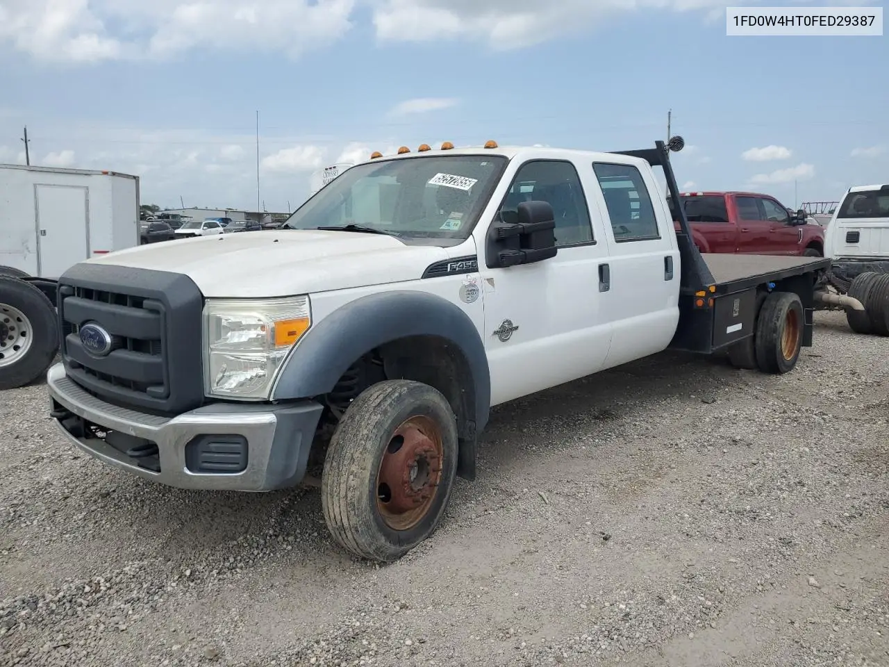 2015 Ford F450 Super Duty VIN: 1FD0W4HT0FED29387 Lot: 52572855