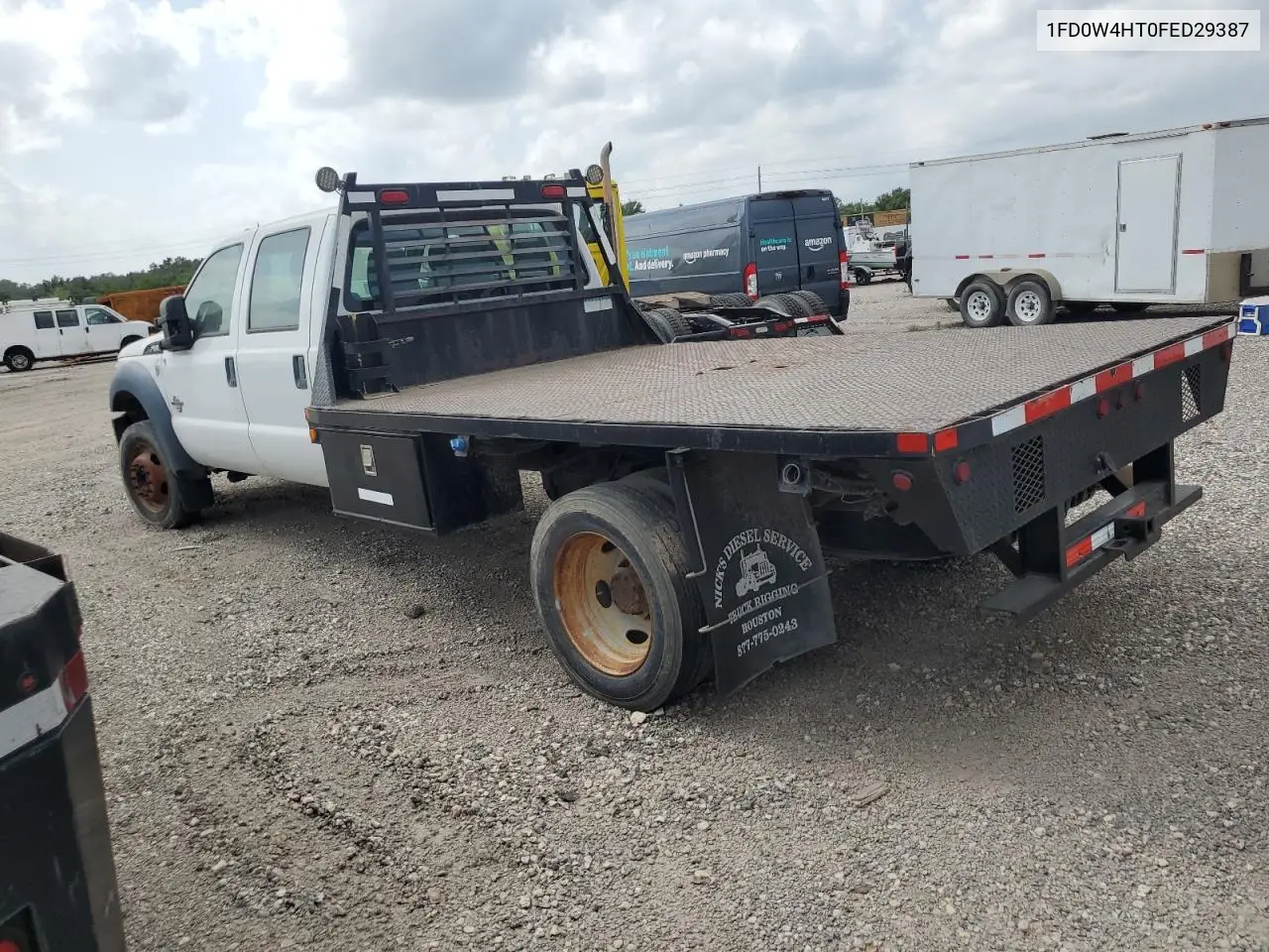 2015 Ford F450 Super Duty VIN: 1FD0W4HT0FED29387 Lot: 52572855