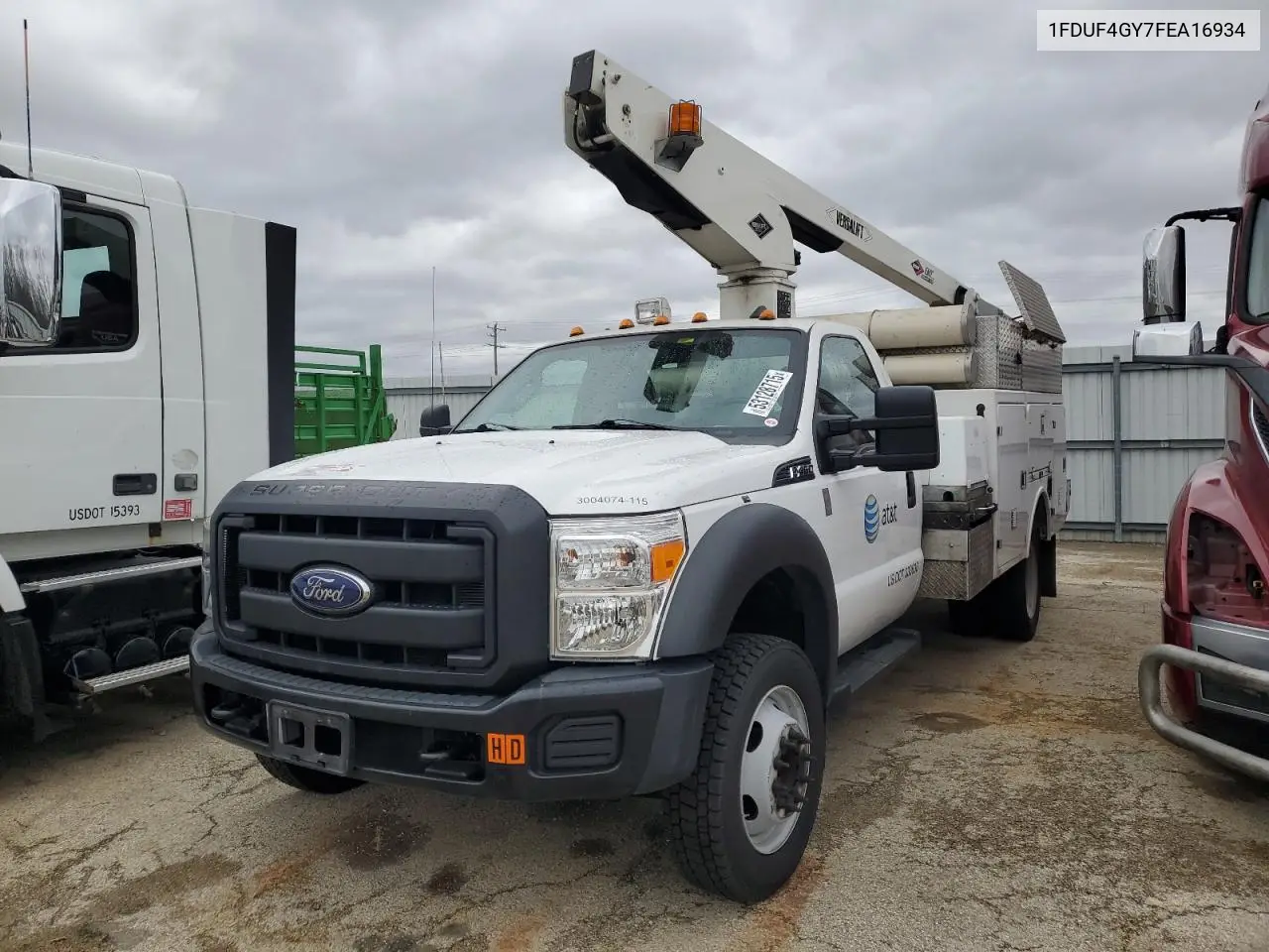 2015 Ford F450 Super Duty VIN: 1FDUF4GY7FEA16934 Lot: 53128715