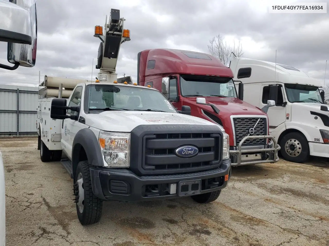 2015 Ford F450 Super Duty VIN: 1FDUF4GY7FEA16934 Lot: 53128715