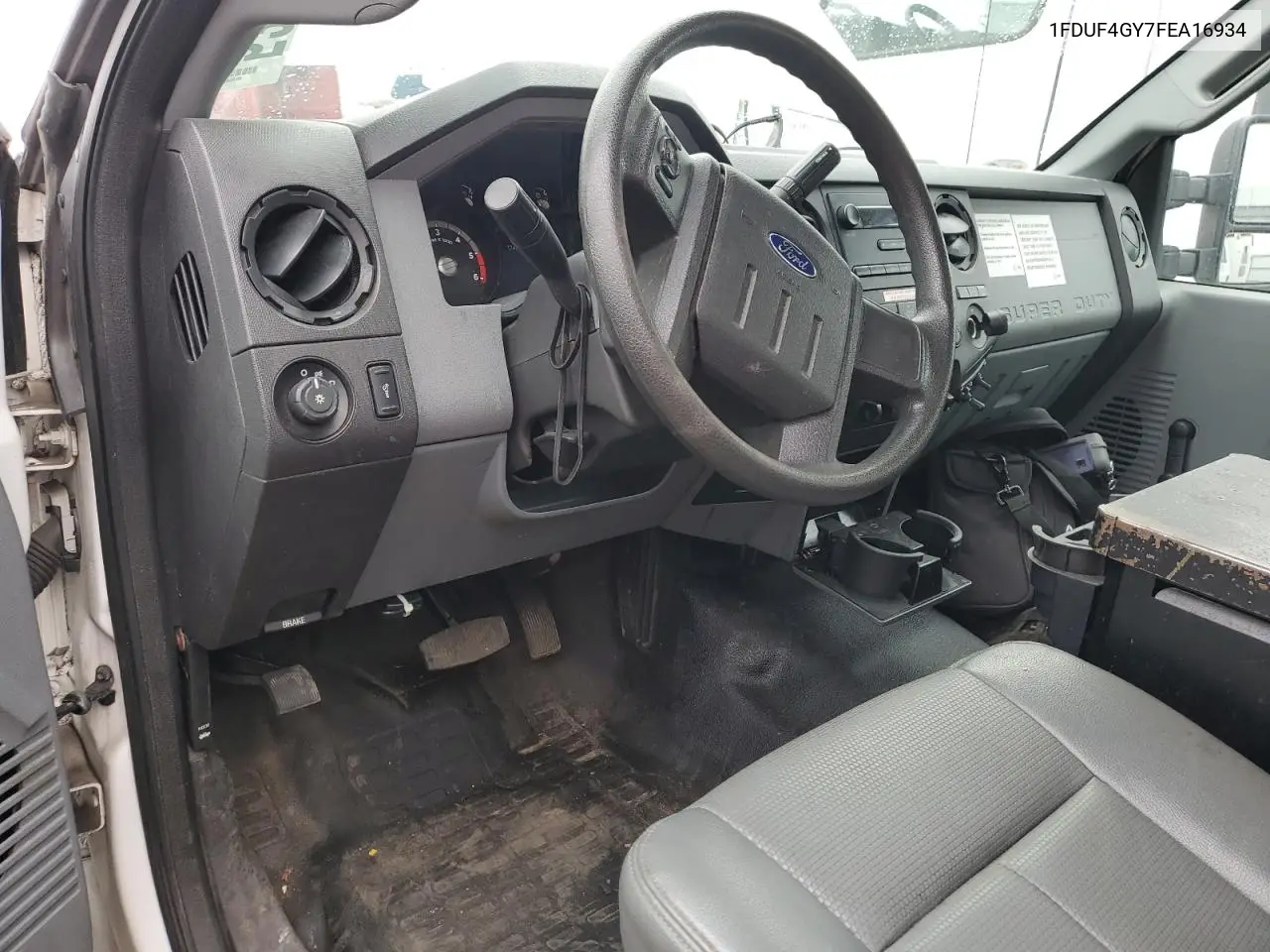 2015 Ford F450 Super Duty VIN: 1FDUF4GY7FEA16934 Lot: 53128715