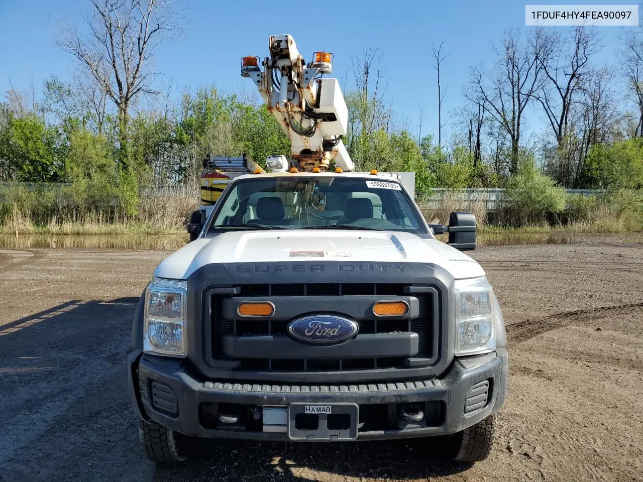 2015 Ford F450 Super Duty VIN: 1FDUF4HY4FEA90097 Lot: 55609705