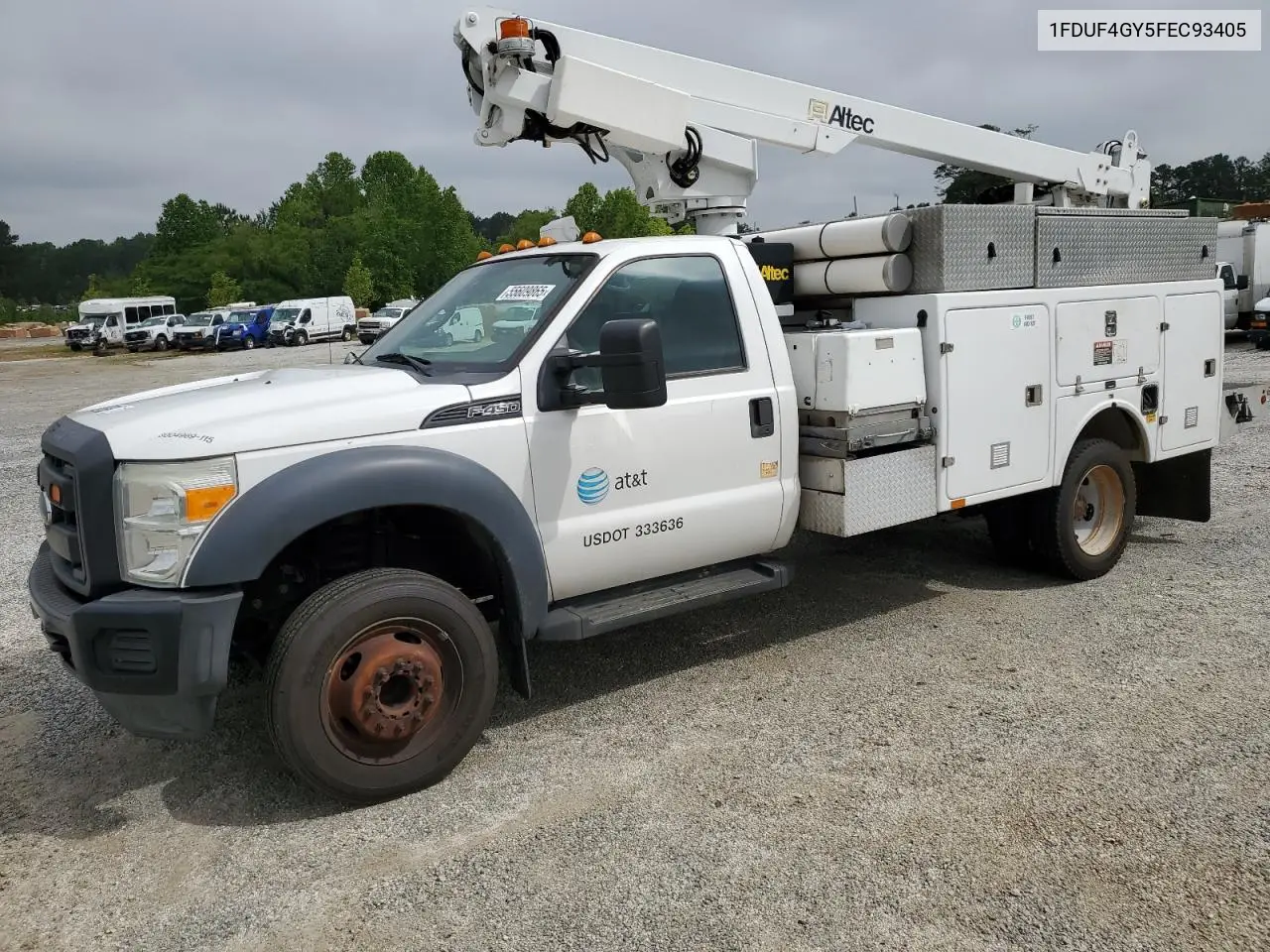 2015 Ford F450 Super Duty VIN: 1FDUF4GY5FEC93405 Lot: 55609865