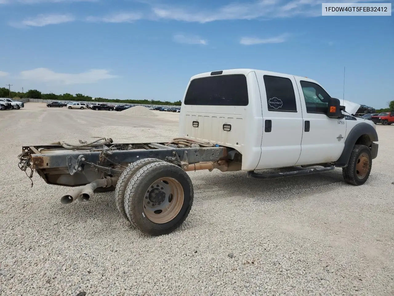 2015 Ford F450 Super Duty VIN: 1FD0W4GT5FEB32412 Lot: 56313875