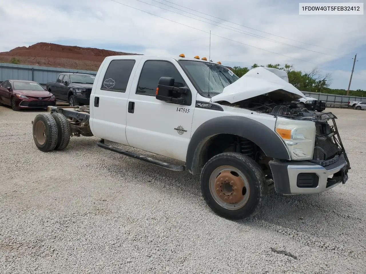 2015 Ford F450 Super Duty VIN: 1FD0W4GT5FEB32412 Lot: 56313875