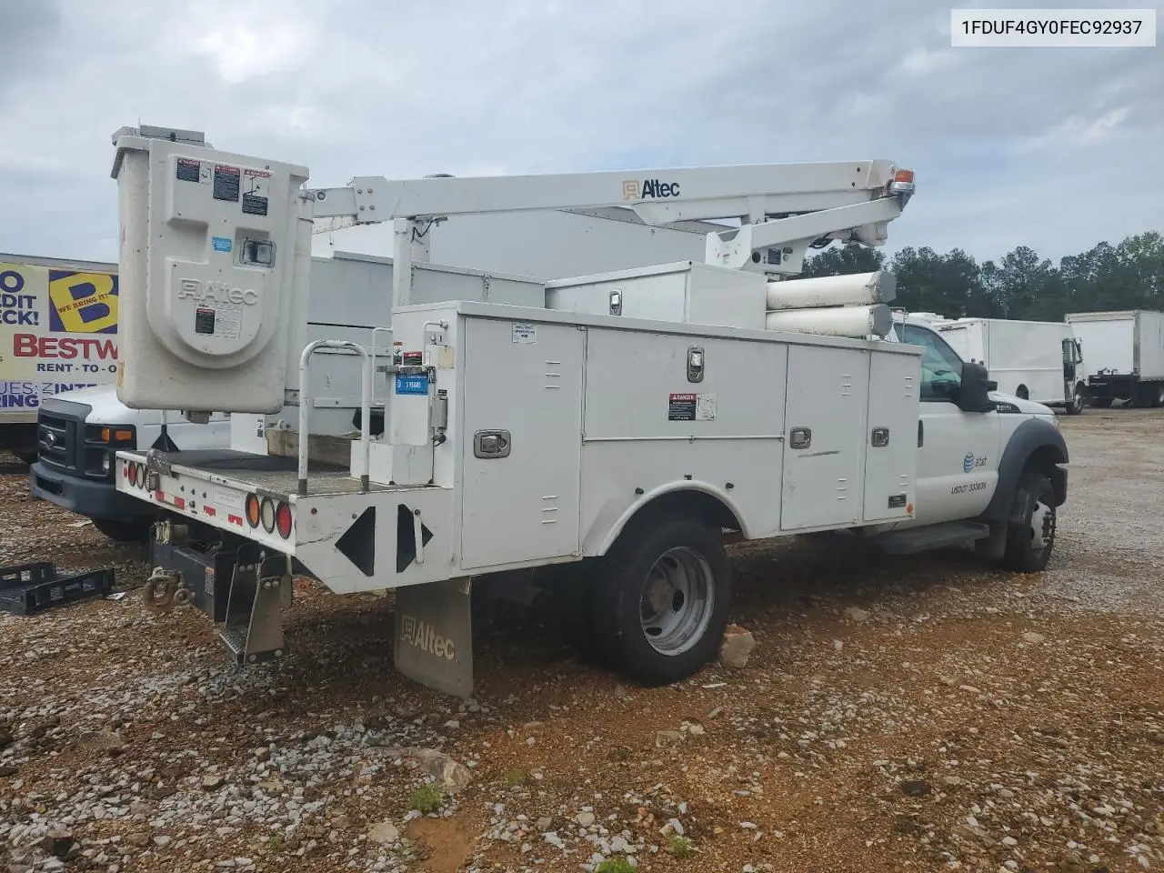 2015 Ford F450 Super Duty VIN: 1FDUF4GY0FEC92937 Lot: 56412785