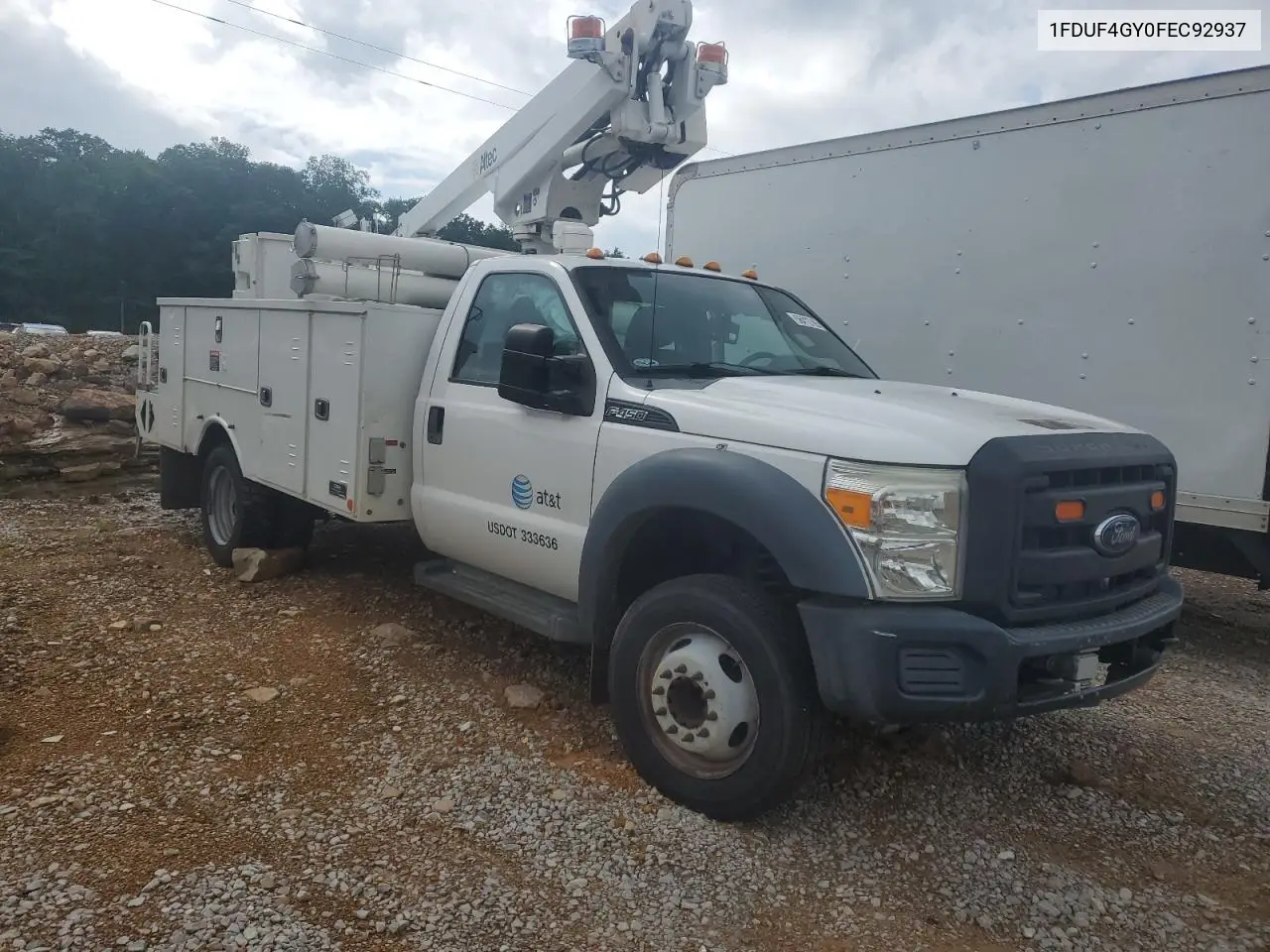 2015 Ford F450 Super Duty VIN: 1FDUF4GY0FEC92937 Lot: 56412785