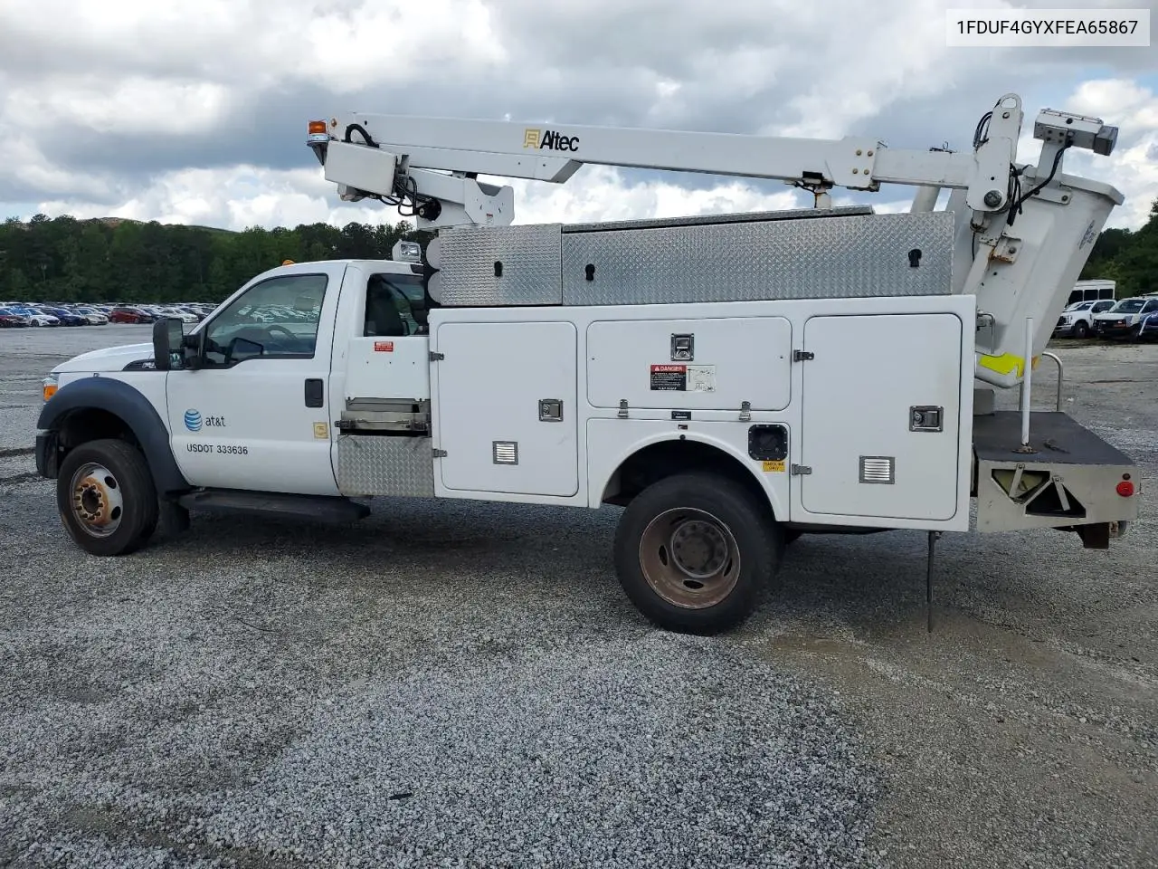 2015 Ford F450 Super Duty VIN: 1FDUF4GYXFEA65867 Lot: 56827645