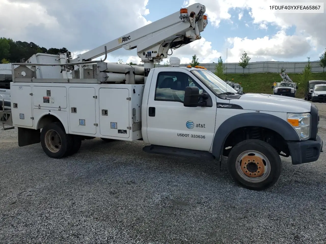 2015 Ford F450 Super Duty VIN: 1FDUF4GYXFEA65867 Lot: 56827645