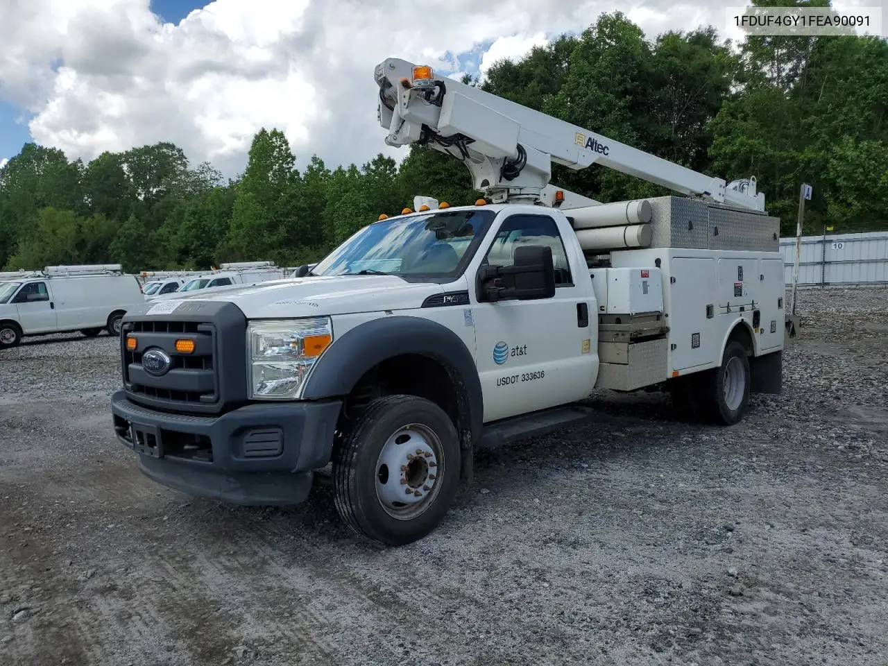 2015 Ford F450 Super Duty VIN: 1FDUF4GY1FEA90091 Lot: 56832685