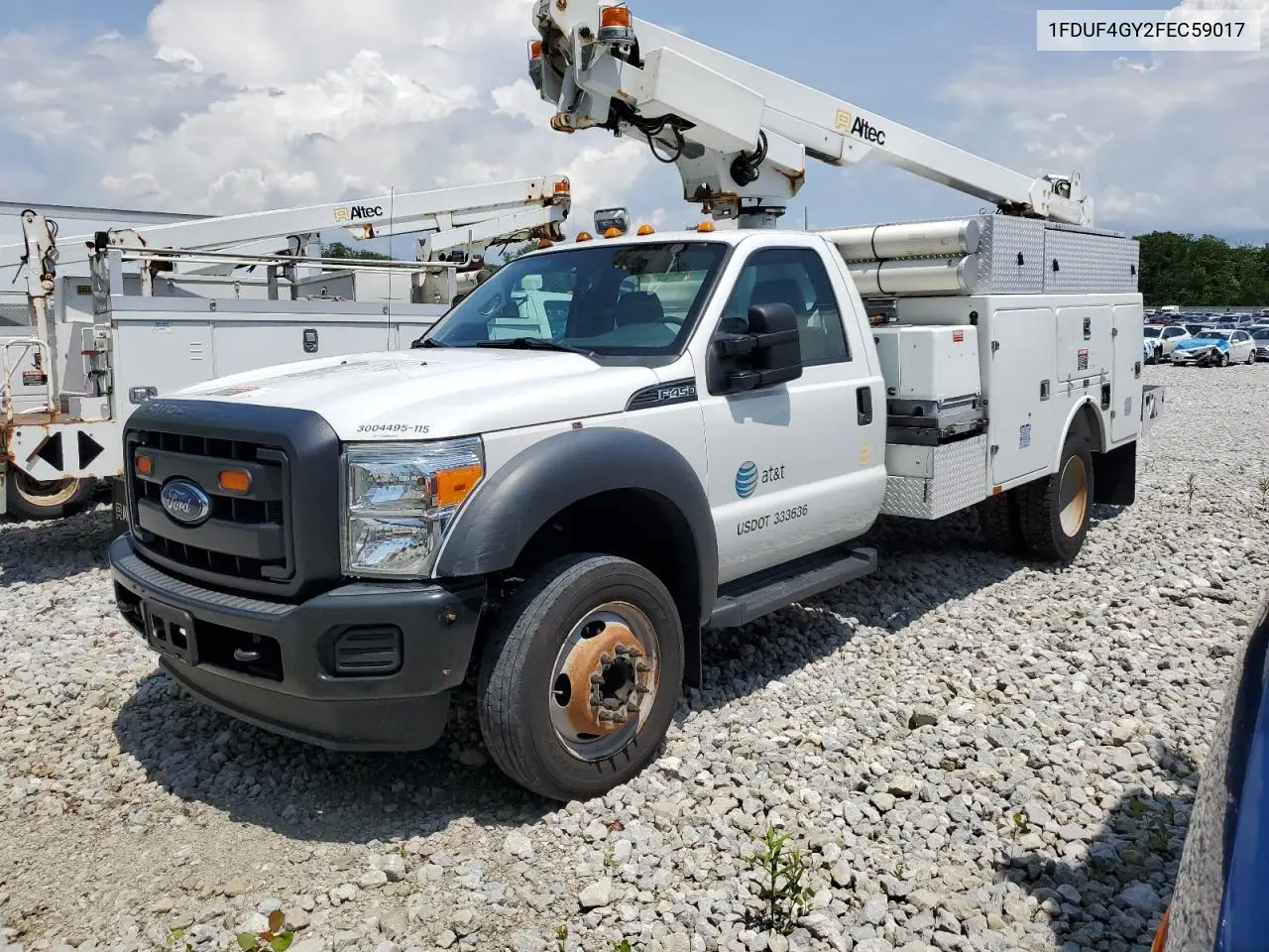 2015 Ford F450 Super Duty VIN: 1FDUF4GY2FEC59017 Lot: 61363365