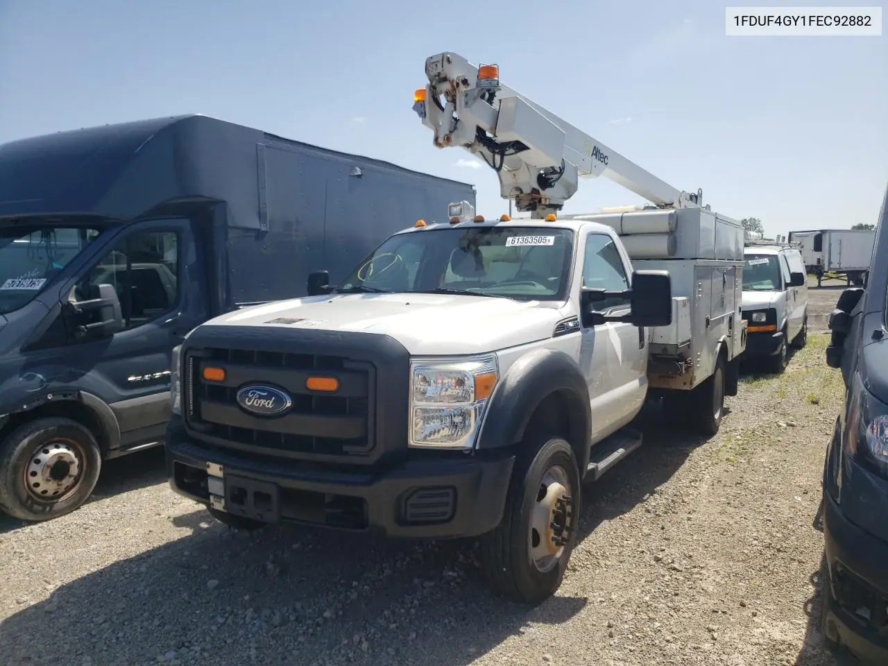 2015 Ford F450 Super Duty VIN: 1FDUF4GY1FEC92882 Lot: 61363505
