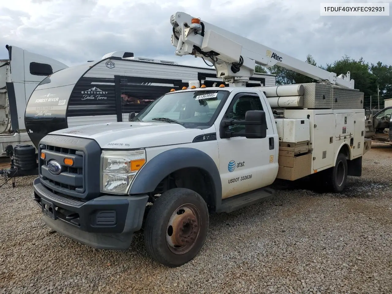 2015 Ford F450 Super Duty VIN: 1FDUF4GYXFEC92931 Lot: 61363995