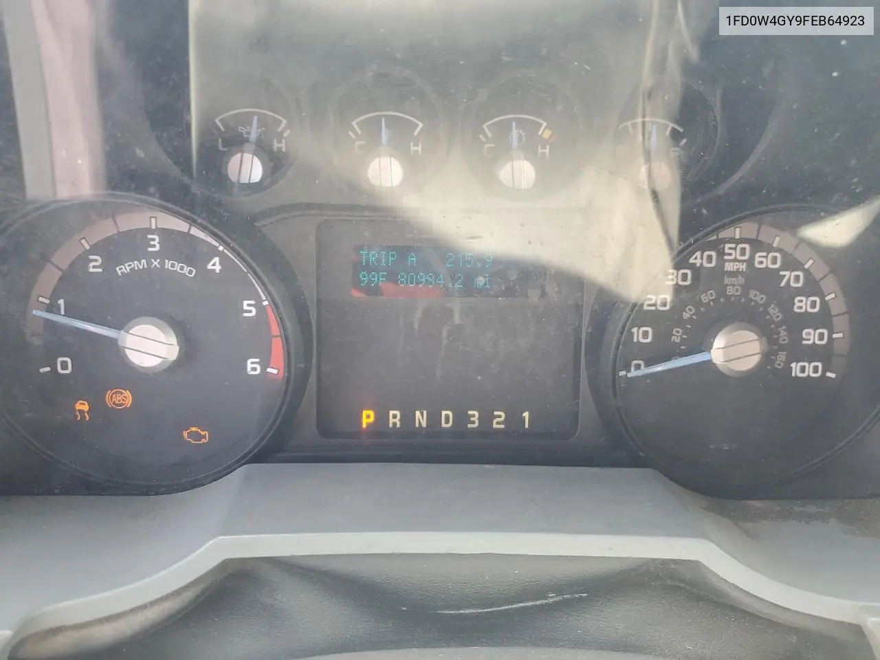 2015 Ford F450 Super Duty VIN: 1FD0W4GY9FEB64923 Lot: 61813665