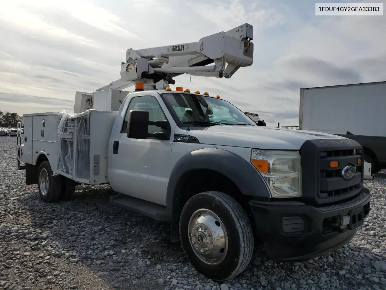 2016 Ford F450 Super Duty VIN: 1FDUF4GY2GEA33383 Lot: 43338395