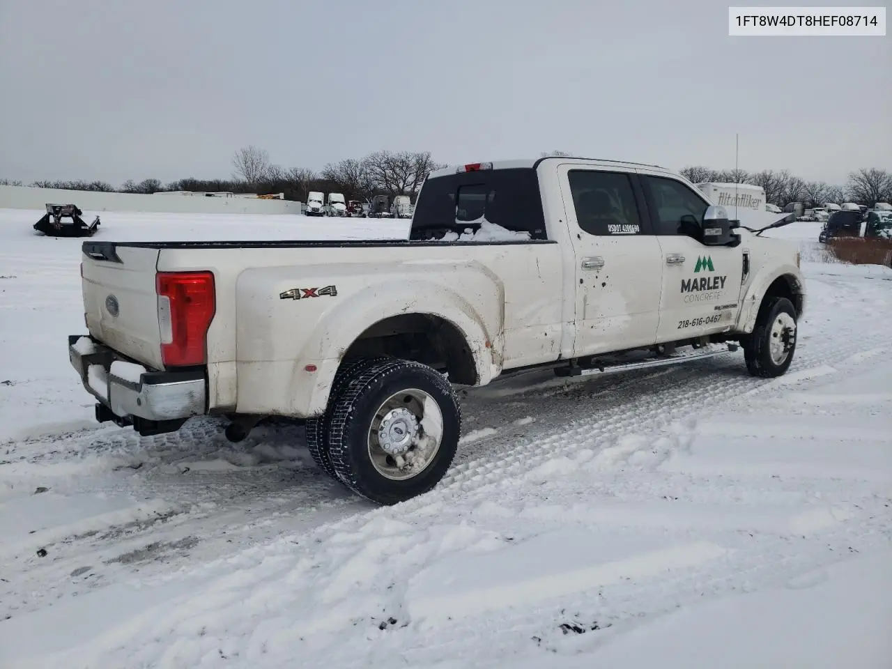 2017 Ford F450 Super Duty VIN: 1FT8W4DT8HEF08714 Lot: 44341195