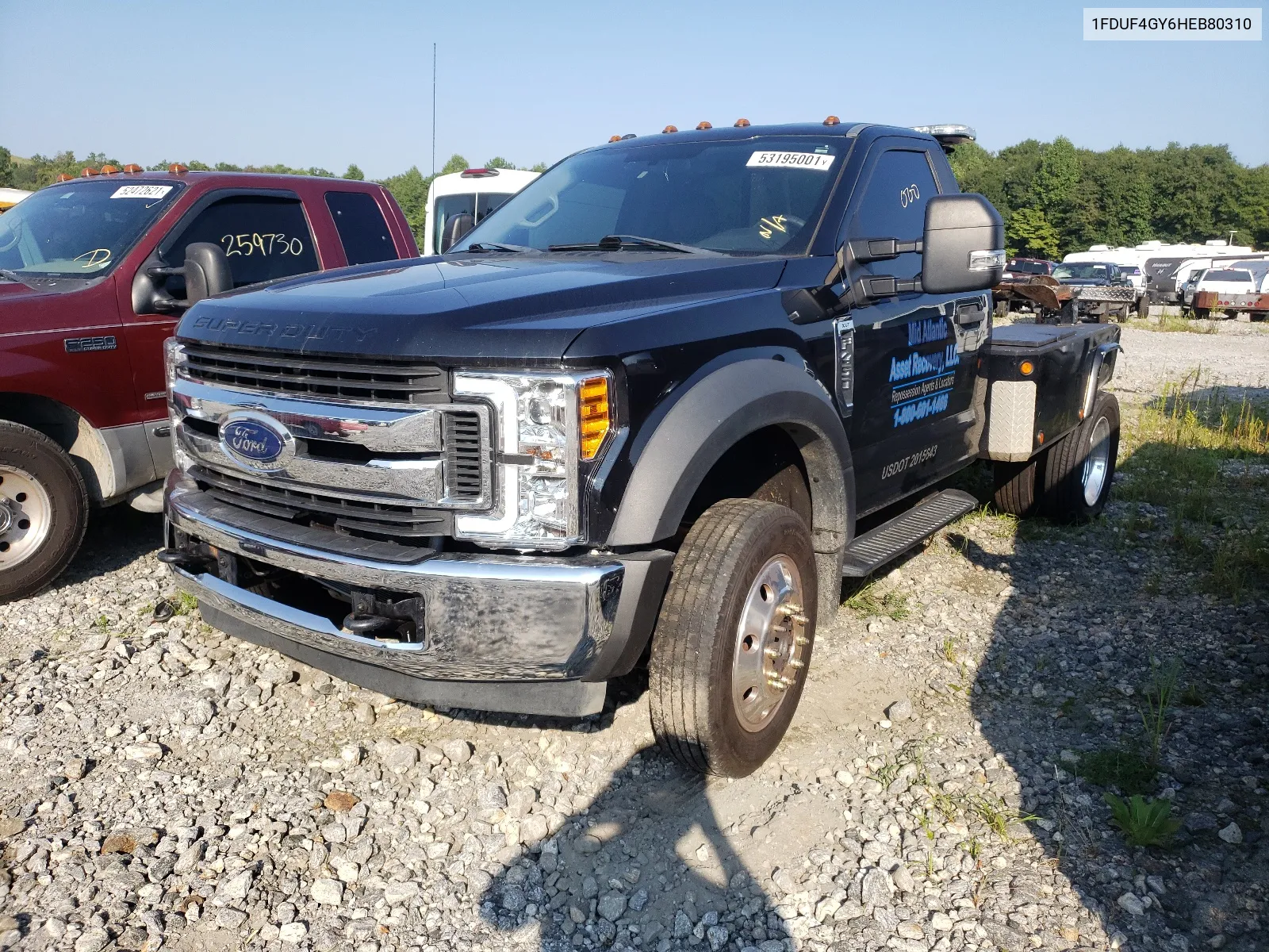 2017 Ford F450 Super Duty VIN: 1FDUF4GY6HEB80310 Lot: 53195001