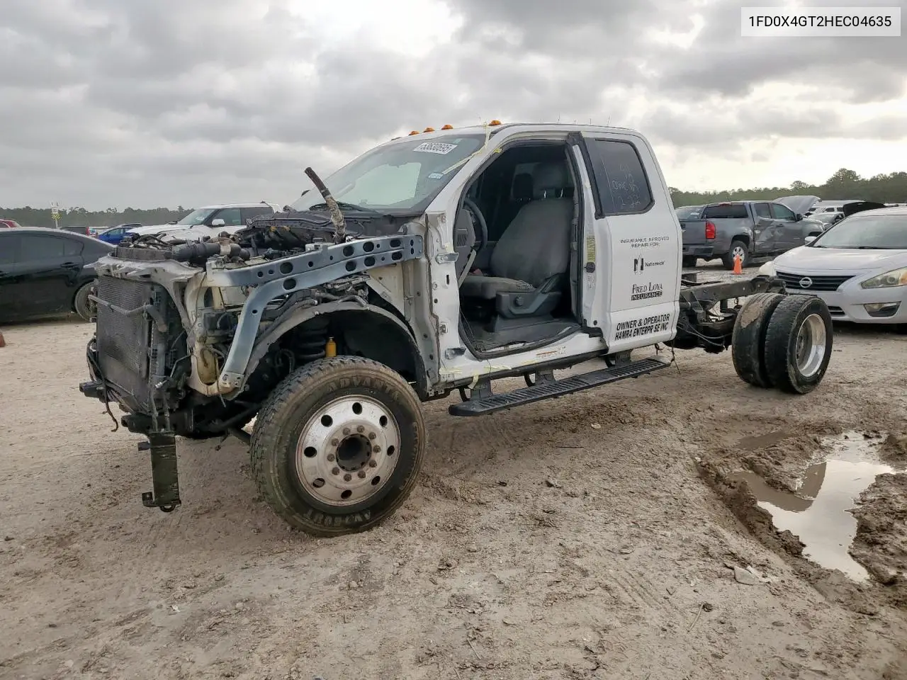 2017 Ford F450 Super Duty VIN: 1FD0X4GT2HEC04635 Lot: 53630695