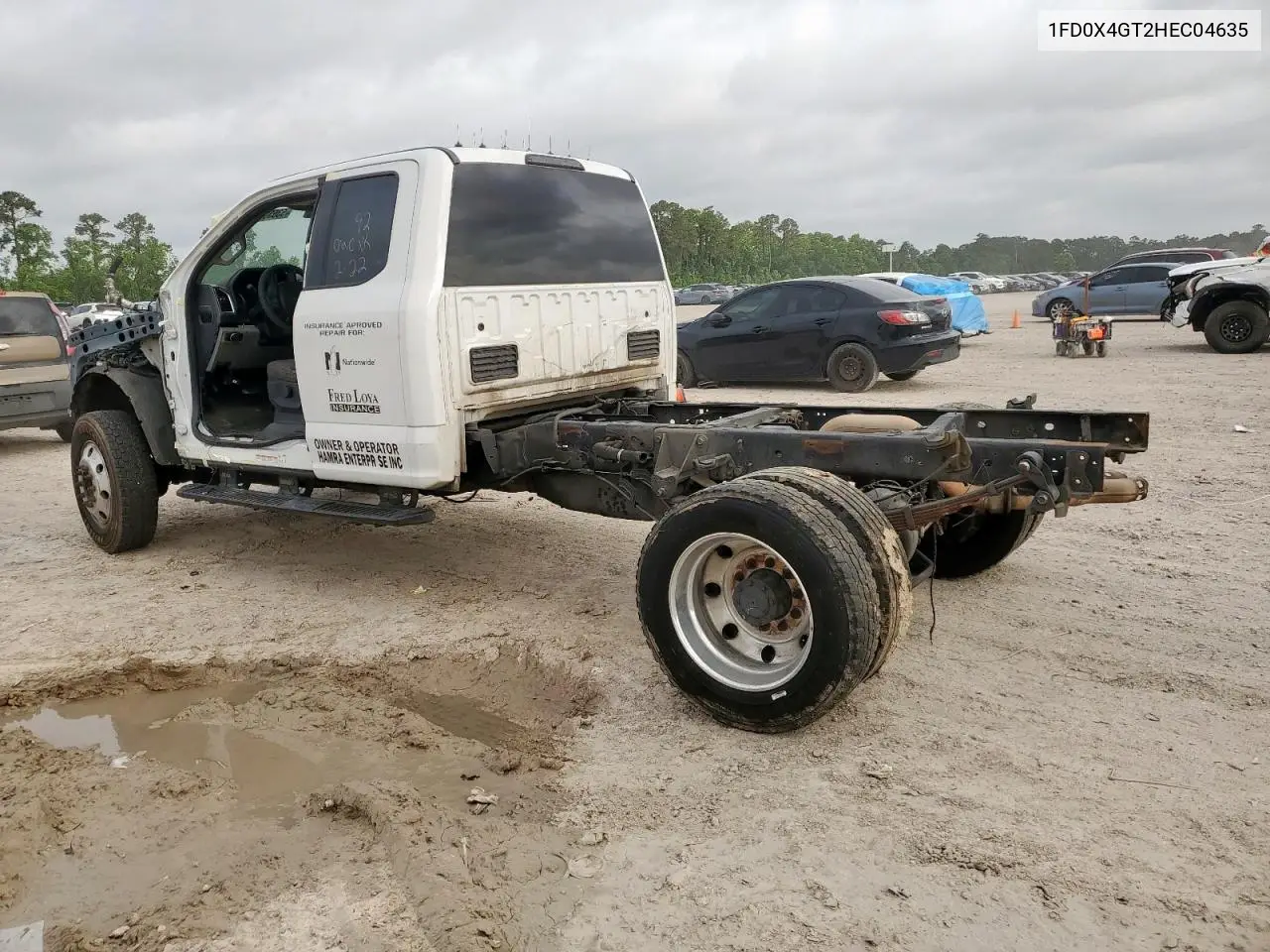 2017 Ford F450 Super Duty VIN: 1FD0X4GT2HEC04635 Lot: 53630695
