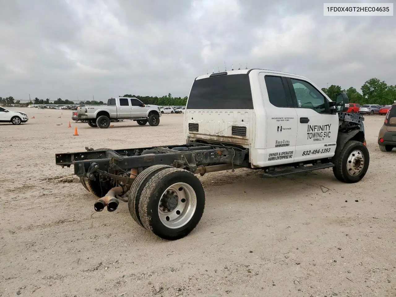 2017 Ford F450 Super Duty VIN: 1FD0X4GT2HEC04635 Lot: 53630695