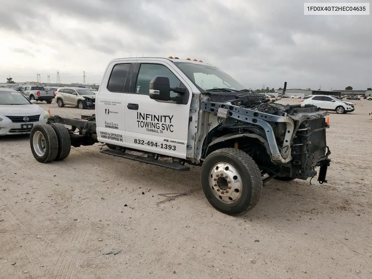 2017 Ford F450 Super Duty VIN: 1FD0X4GT2HEC04635 Lot: 53630695