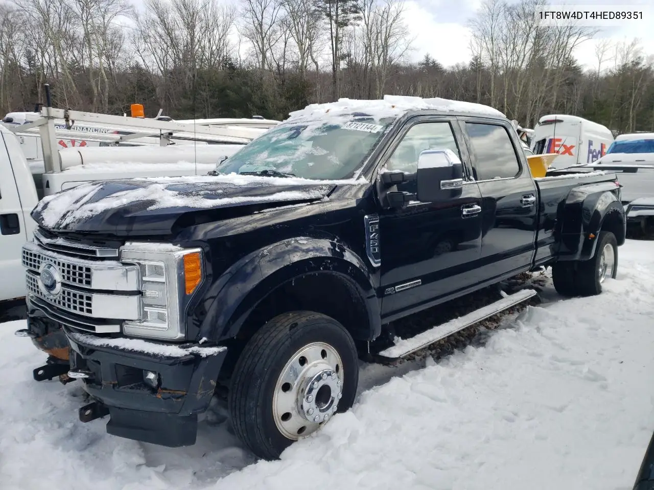 2017 Ford F450 Super Duty VIN: 1FT8W4DT4HED89351 Lot: 87121144