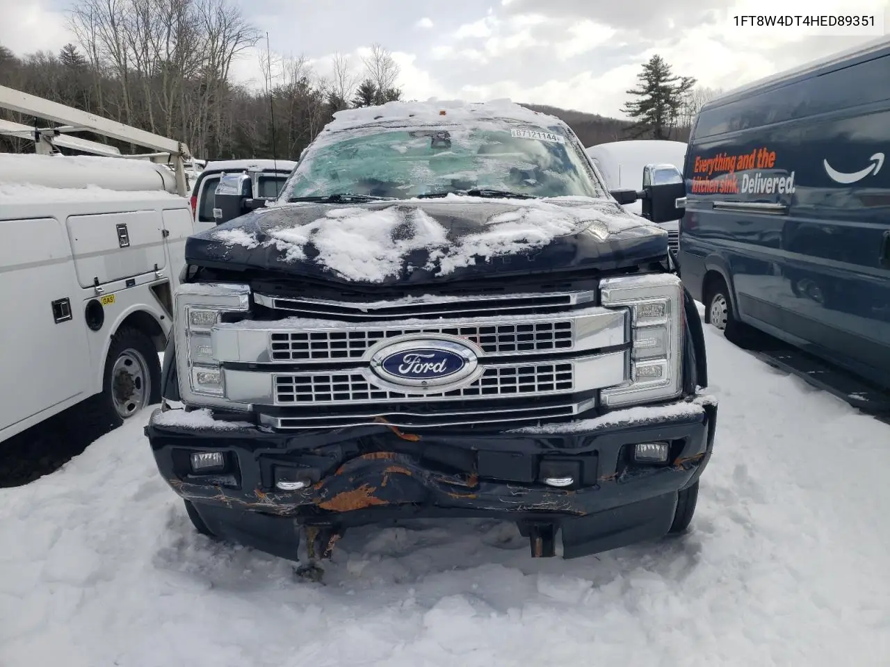 2017 Ford F450 Super Duty VIN: 1FT8W4DT4HED89351 Lot: 87121144