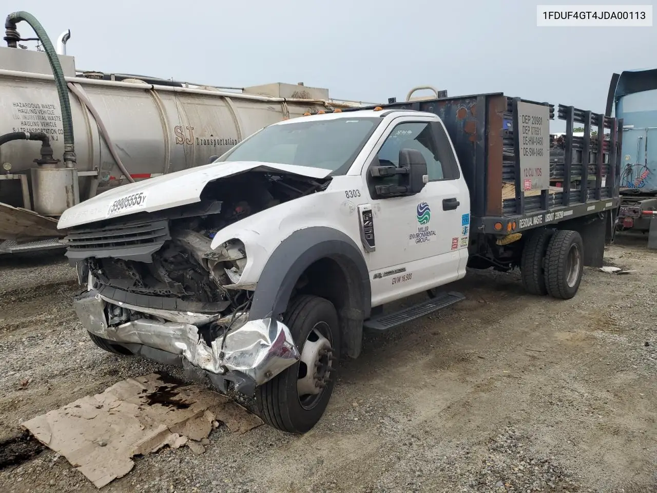 2018 Ford F450 Super Duty VIN: 1FDUF4GT4JDA00113 Lot: 59905555