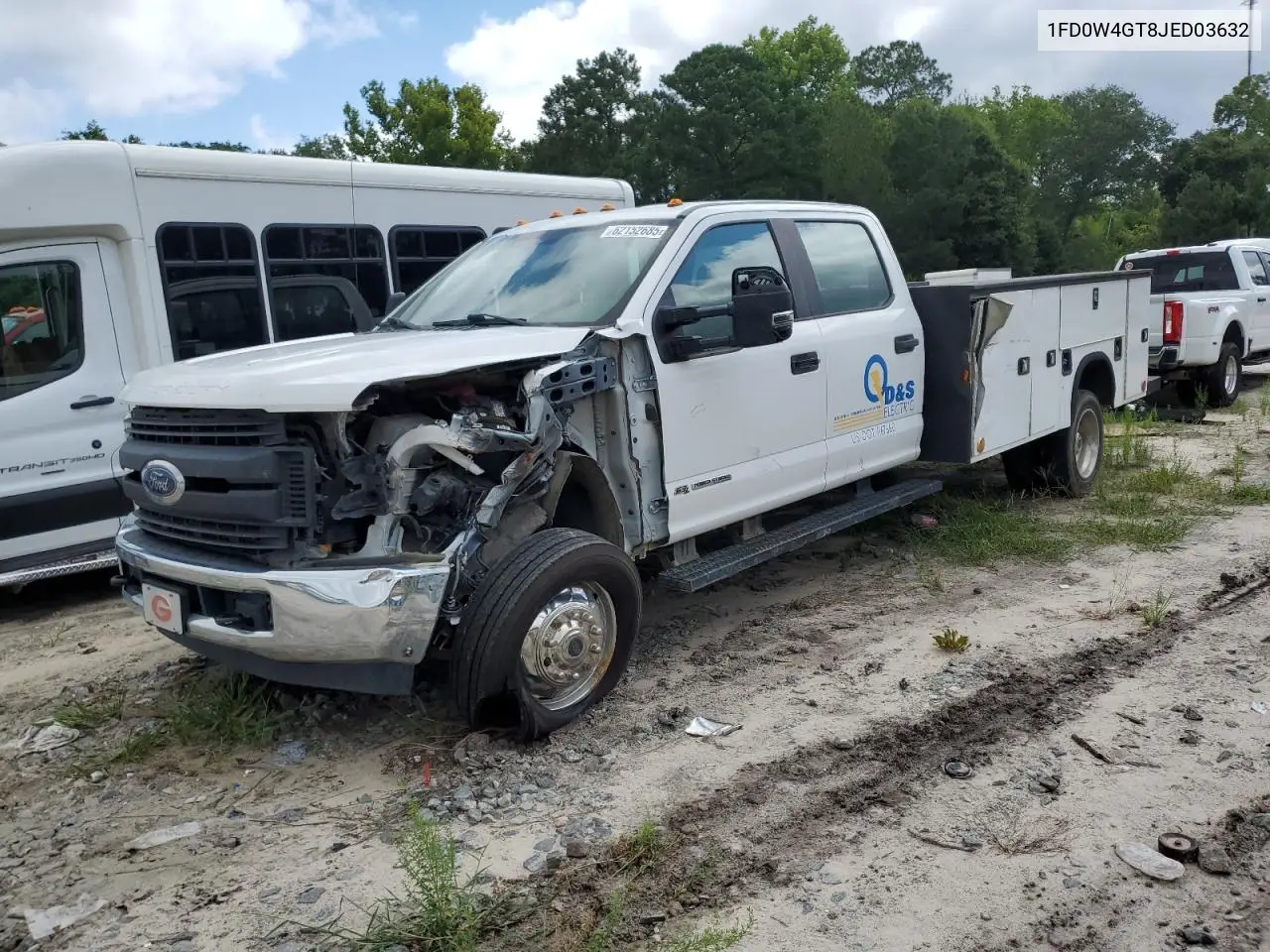 2018 Ford F450 Super Duty VIN: 1FD0W4GT8JED03632 Lot: 62152685