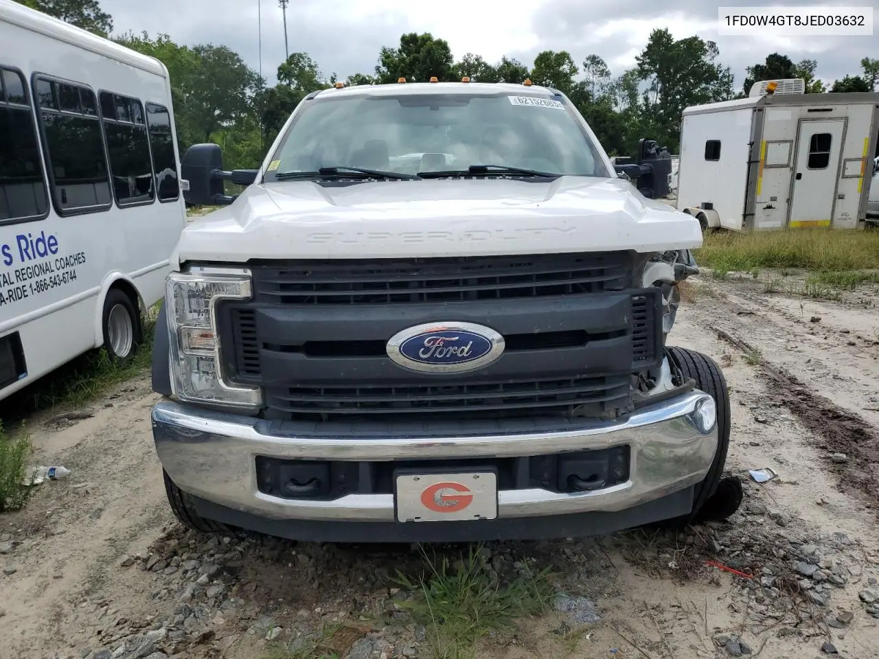 2018 Ford F450 Super Duty VIN: 1FD0W4GT8JED03632 Lot: 62152685