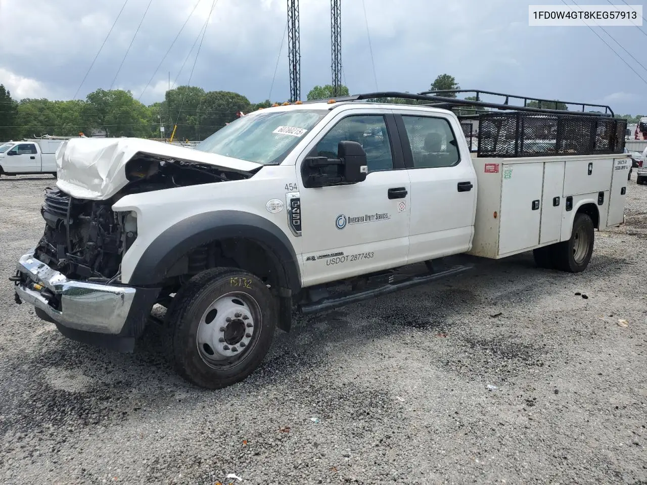 2019 Ford F450 Super Duty VIN: 1FD0W4GT8KEG57913 Lot: 60780215