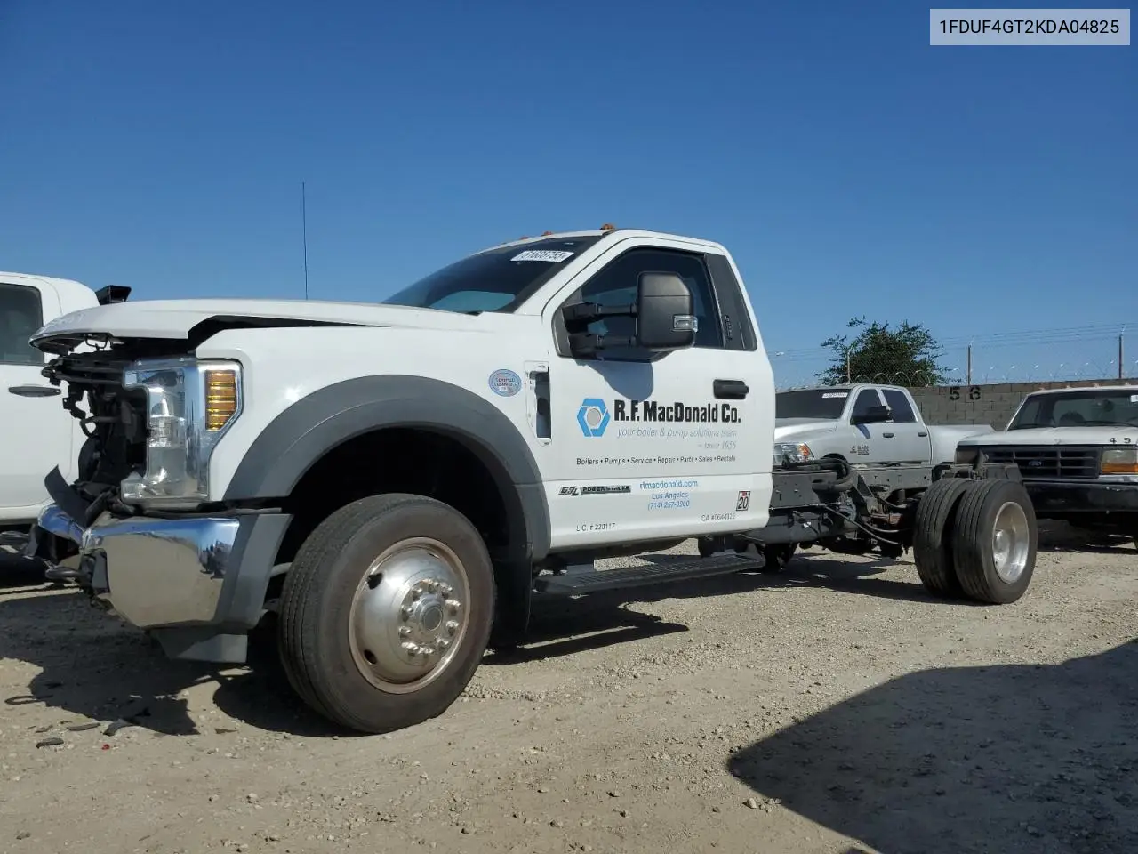2019 Ford F450 Super Duty VIN: 1FDUF4GT2KDA04825 Lot: 61606755