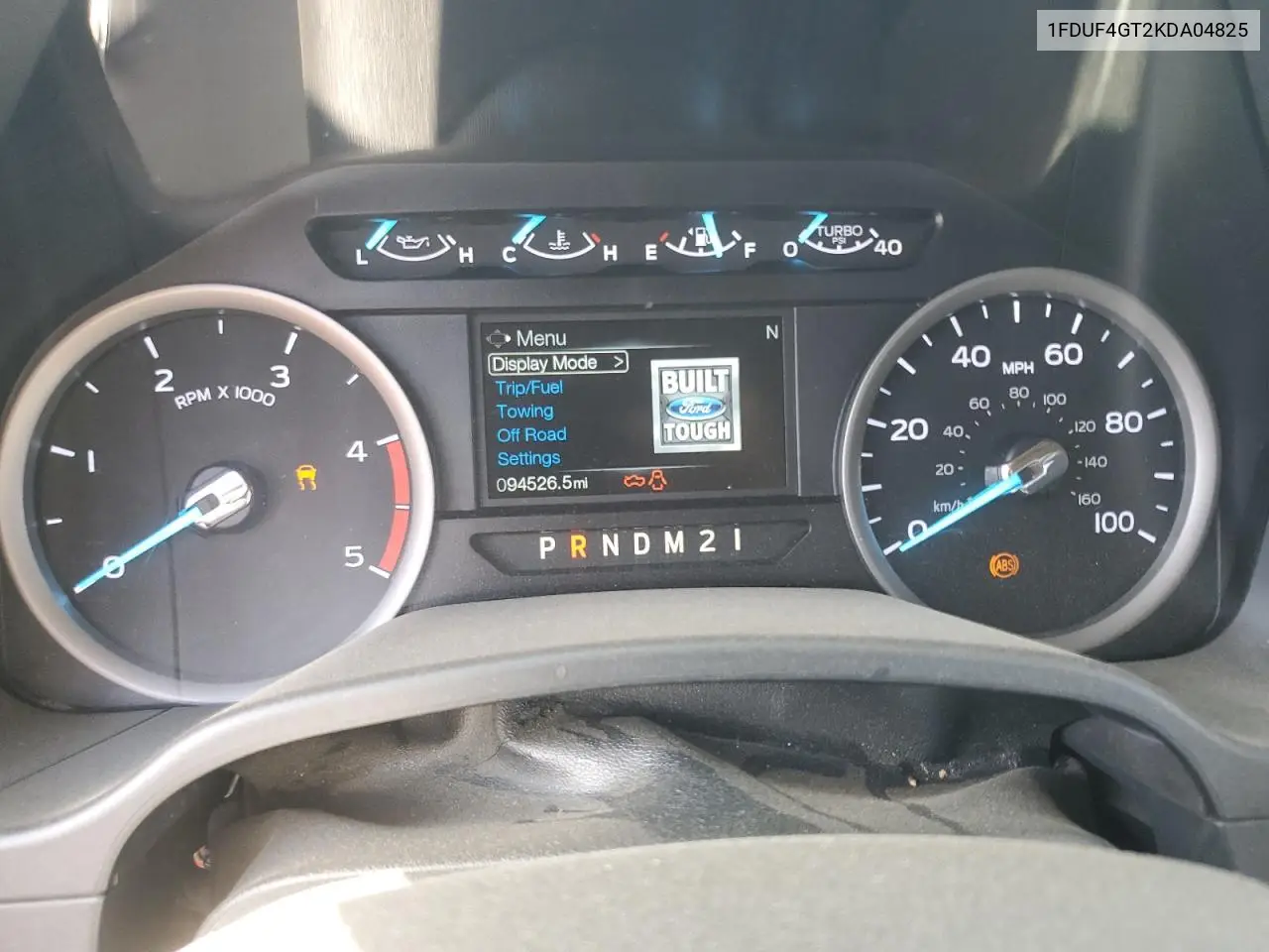 2019 Ford F450 Super Duty VIN: 1FDUF4GT2KDA04825 Lot: 61606755