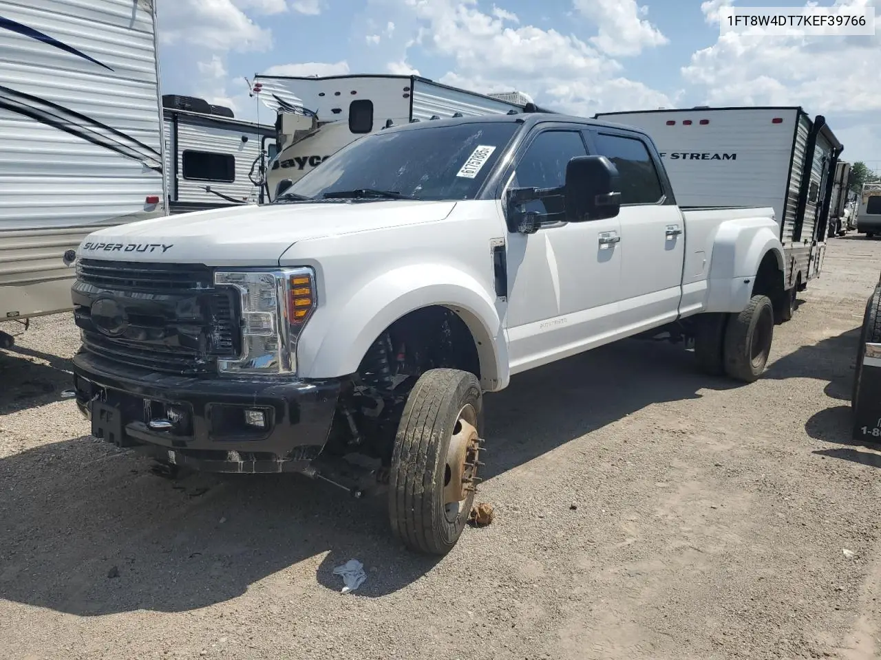 2019 Ford F450 Super Duty VIN: 1FT8W4DT7KEF39766 Lot: 61757885