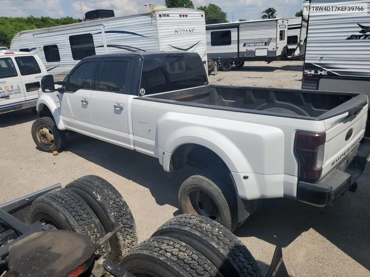 2019 Ford F450 Super Duty VIN: 1FT8W4DT7KEF39766 Lot: 61757885