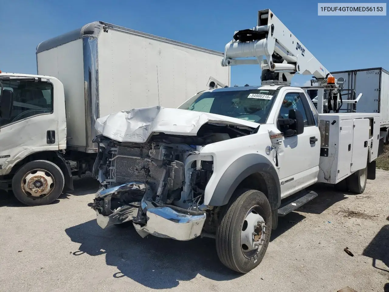 2021 Ford F450 Super Duty VIN: 1FDUF4GT0MED56153 Lot: 54900315