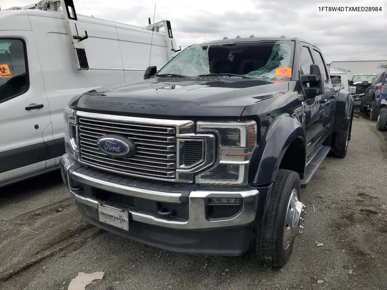 2021 Ford F450 Super Duty VIN: 1FT8W4DTXMED28984 Lot: 55114885