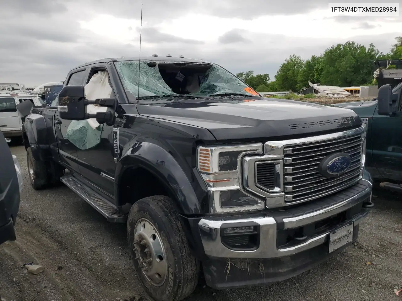 2021 Ford F450 Super Duty VIN: 1FT8W4DTXMED28984 Lot: 55114885