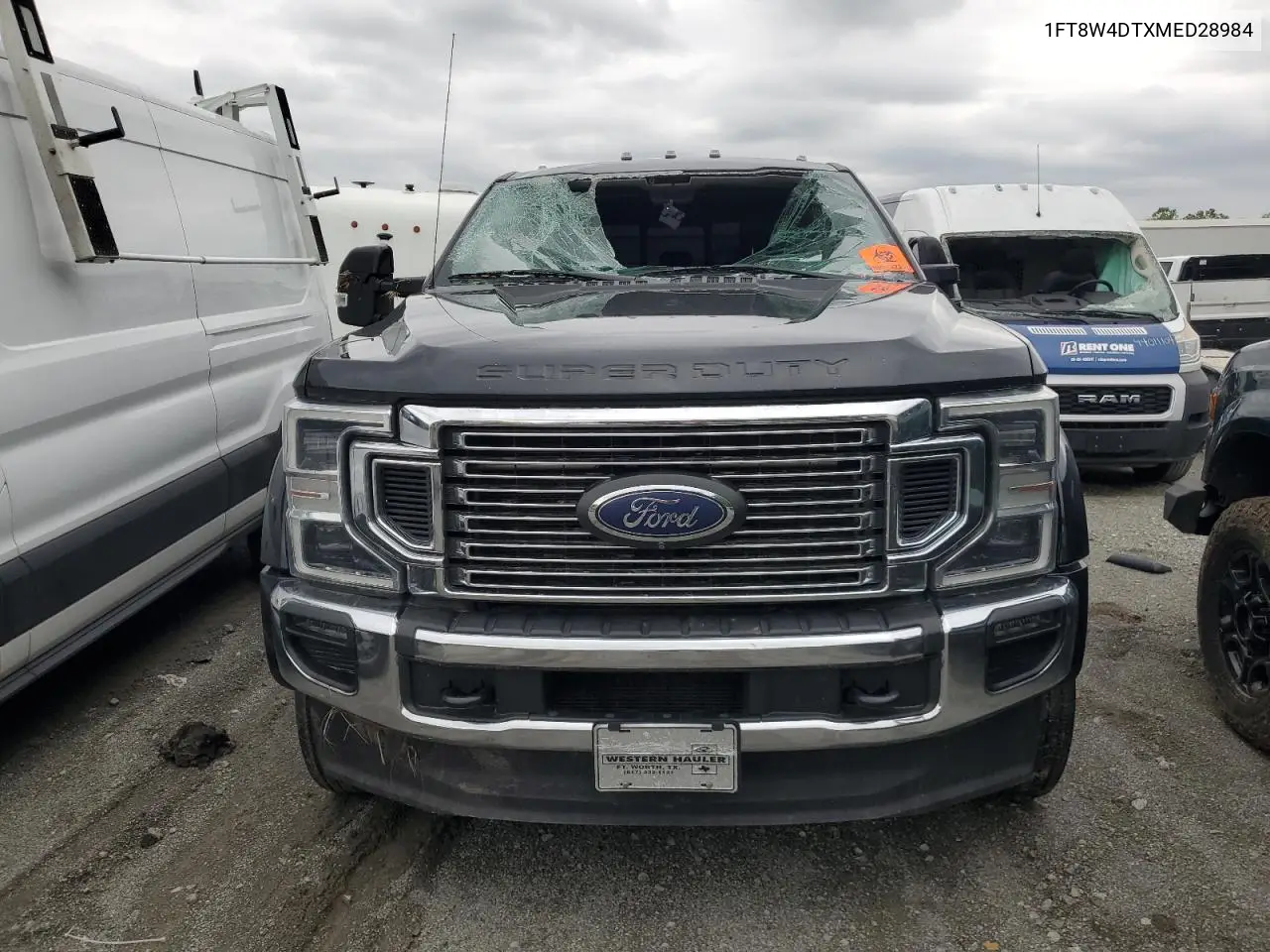 2021 Ford F450 Super Duty VIN: 1FT8W4DTXMED28984 Lot: 55114885