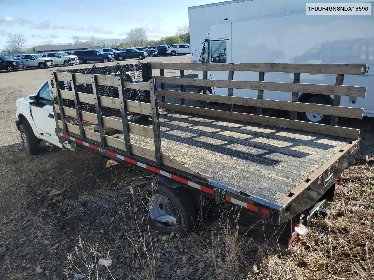2022 Ford F450 Super Duty VIN: 1FDUF4GN8NDA18590 Lot: 54766265