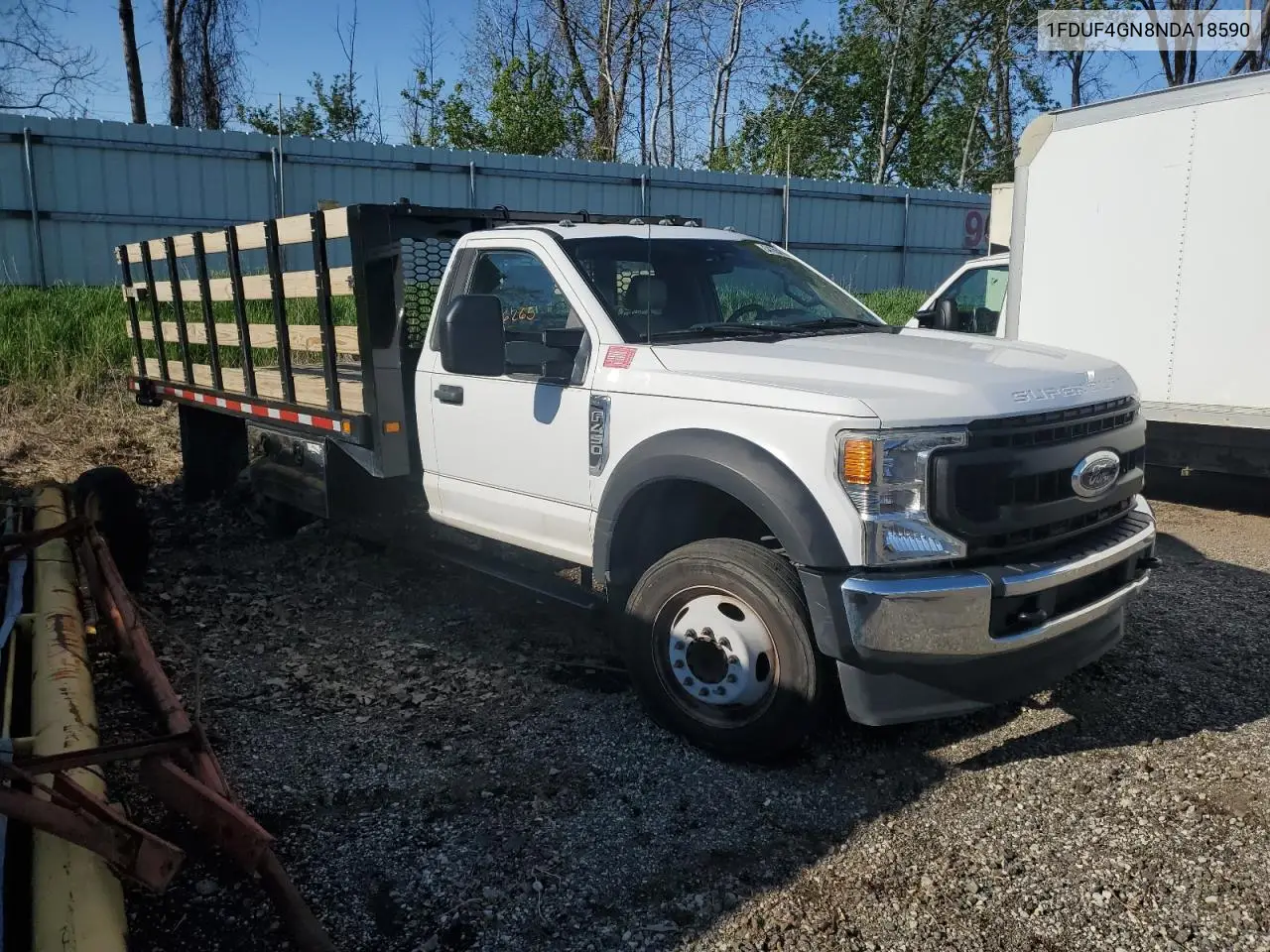 2022 Ford F450 Super Duty VIN: 1FDUF4GN8NDA18590 Lot: 54766265