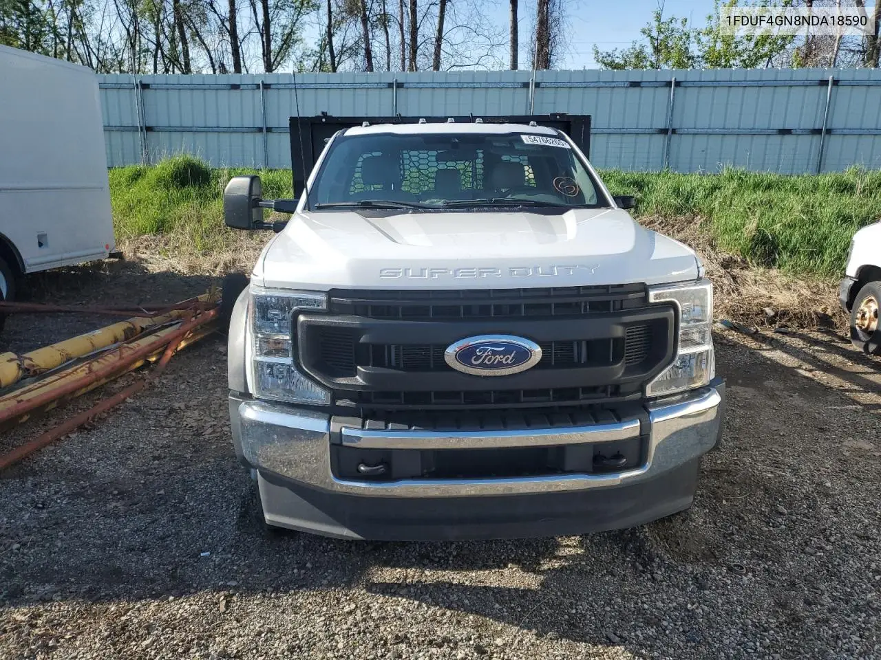2022 Ford F450 Super Duty VIN: 1FDUF4GN8NDA18590 Lot: 54766265