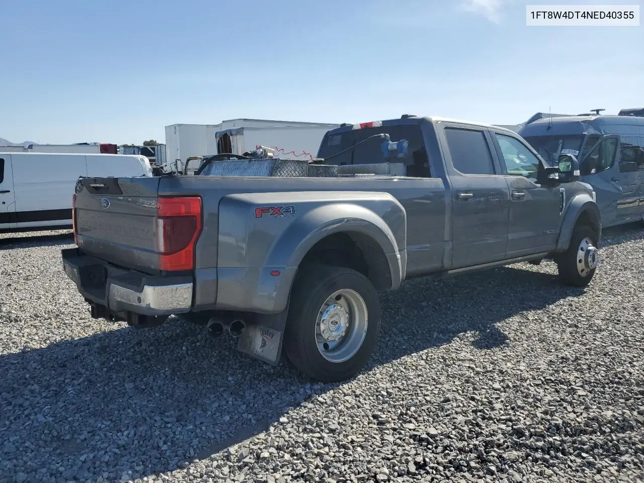 2022 Ford F450 Super Duty VIN: 1FT8W4DT4NED40355 Lot: 55555205
